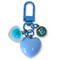 Initial Heart Keychain