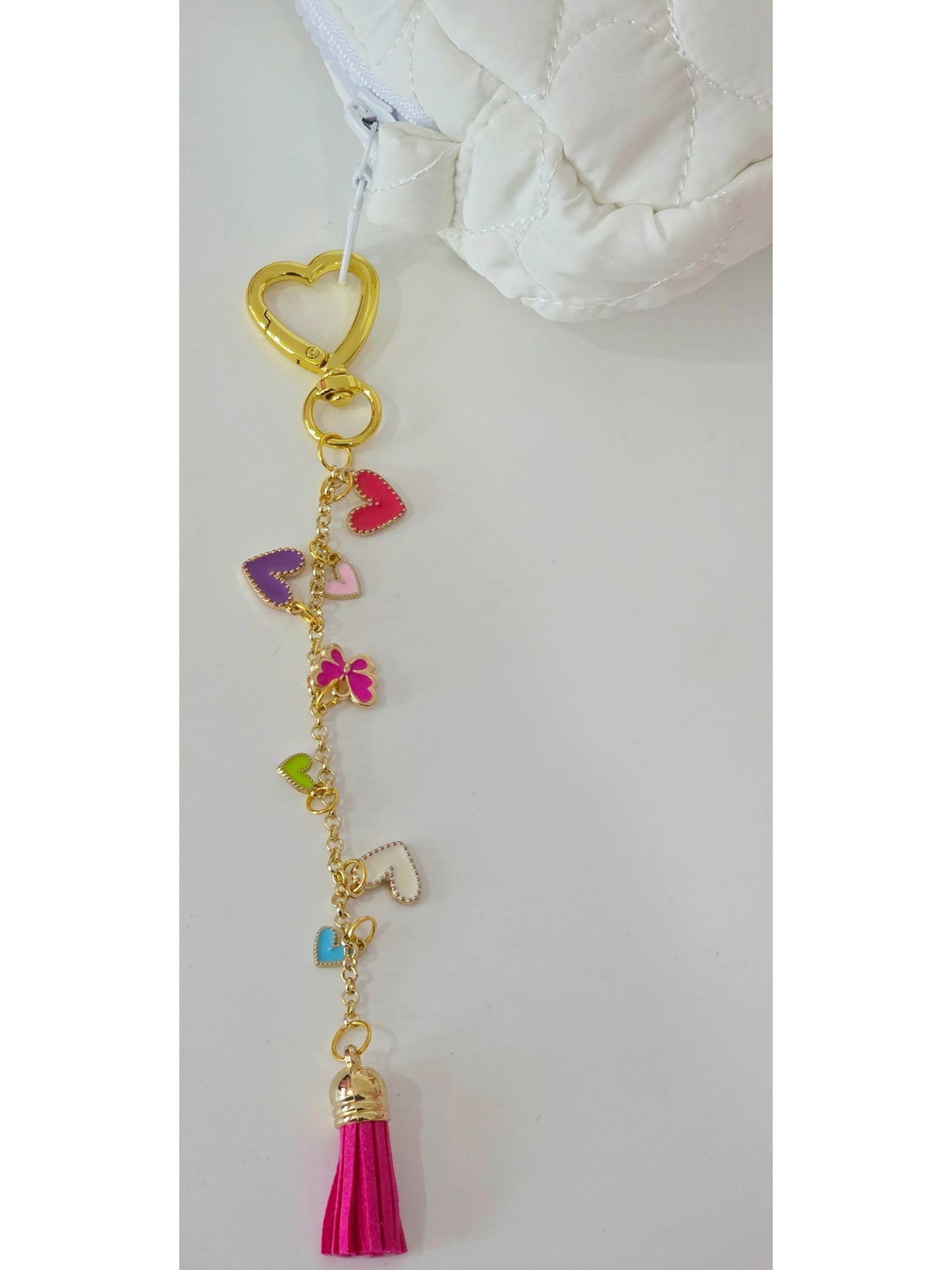 Heart-Shape Butterfly Keychain