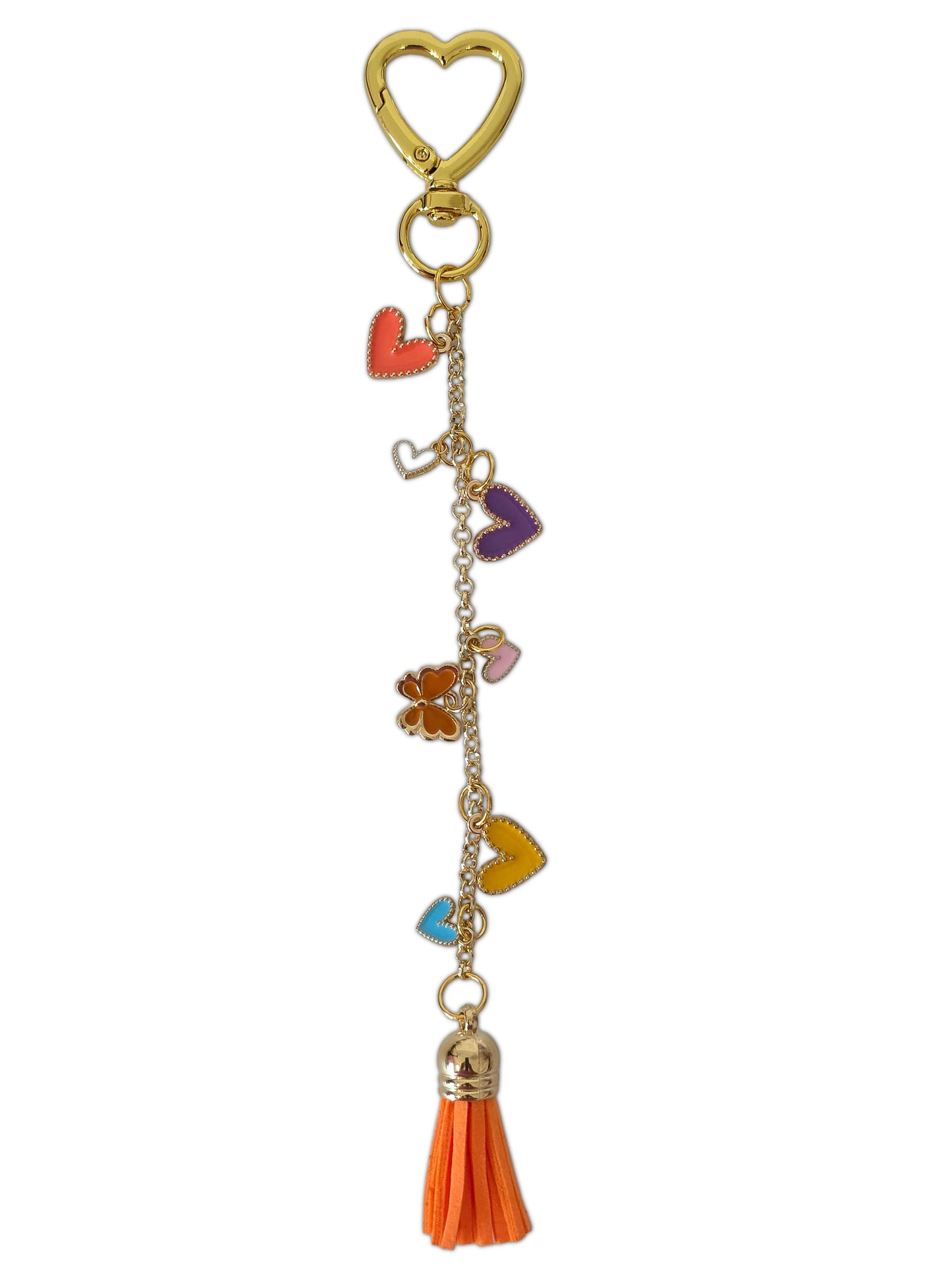 Heart-Shape Butterfly Keychain
