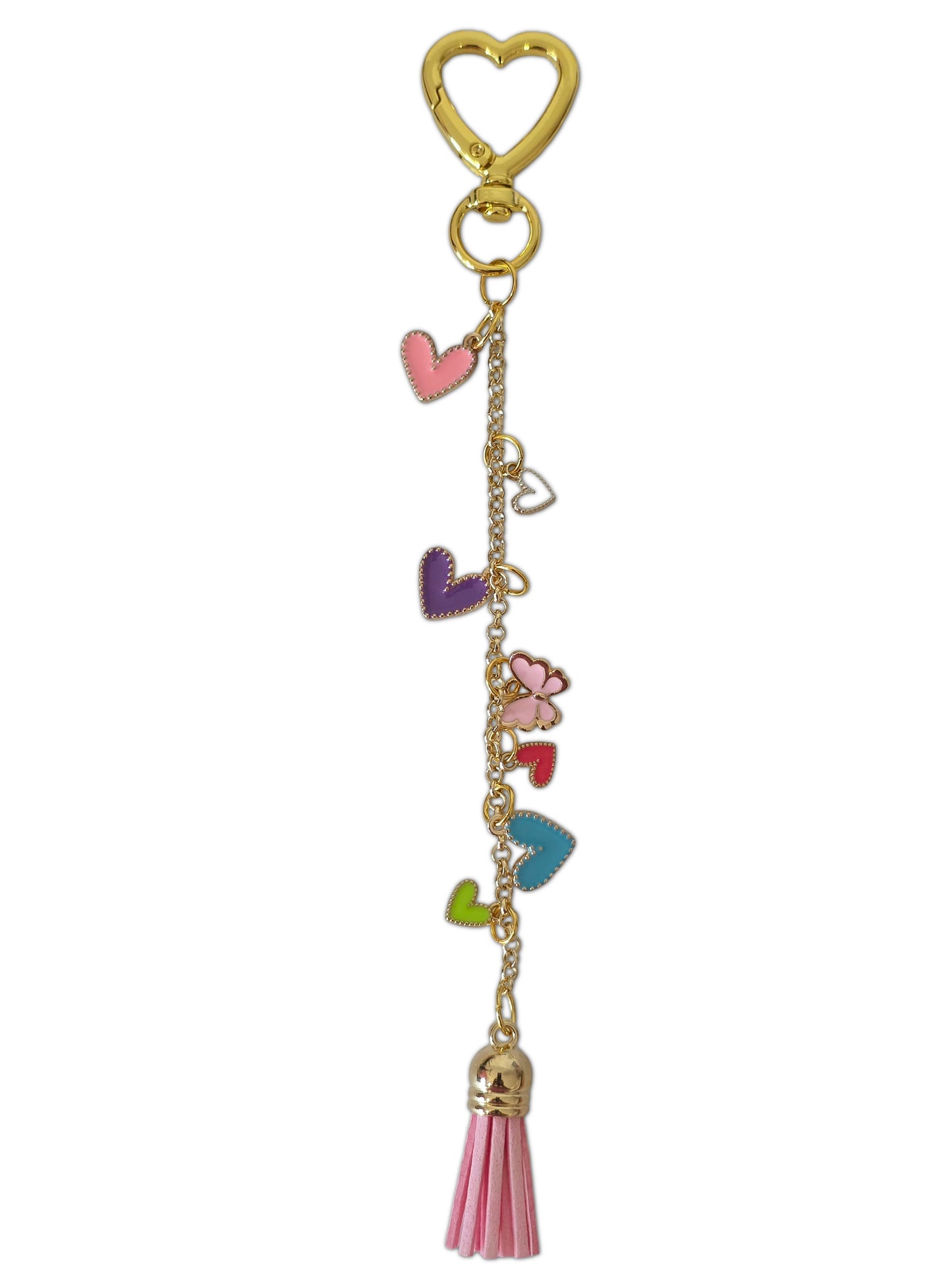 Heart-Shape Butterfly Keychain