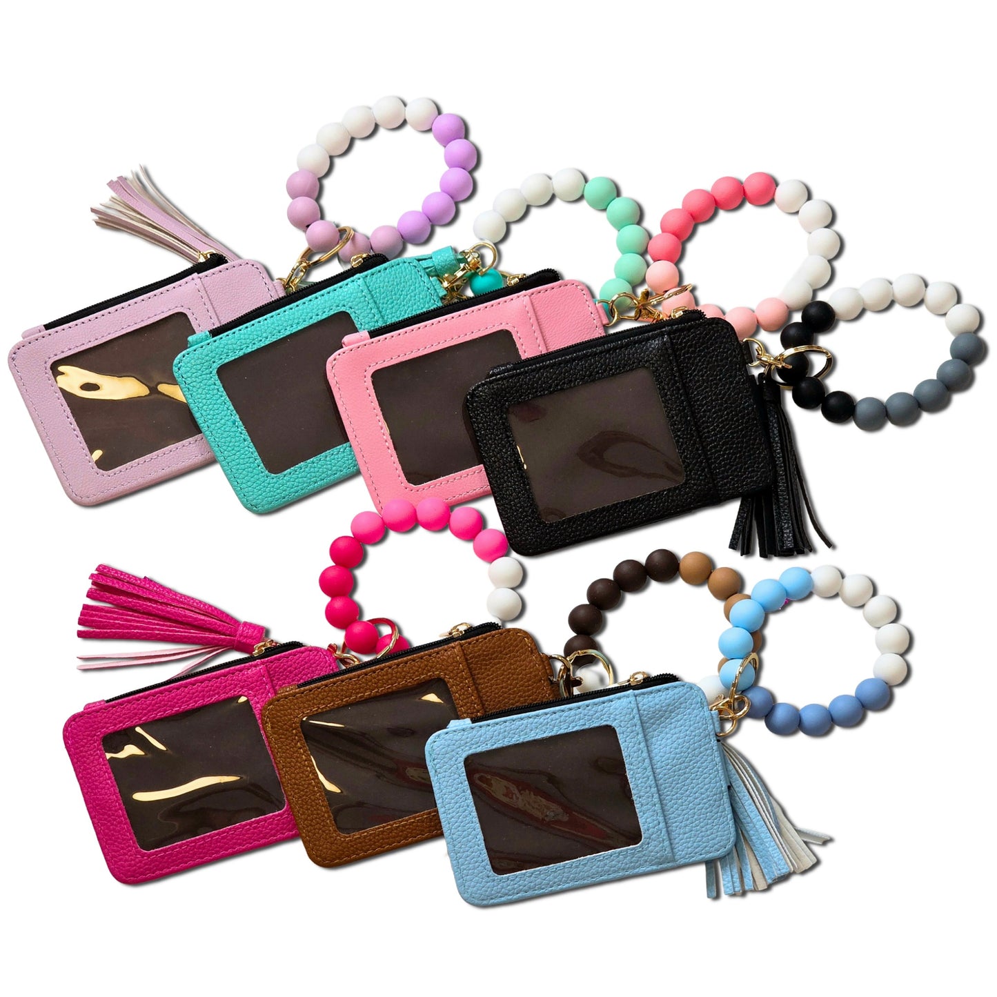 Silicone Beaded Custom Wallet