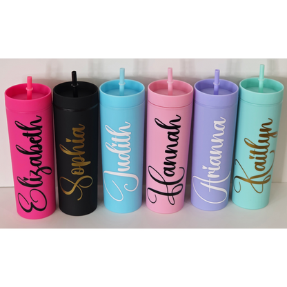 Customized Slim Skinny Tumblers