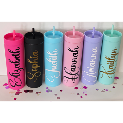 Customized Slim Skinny Tumblers